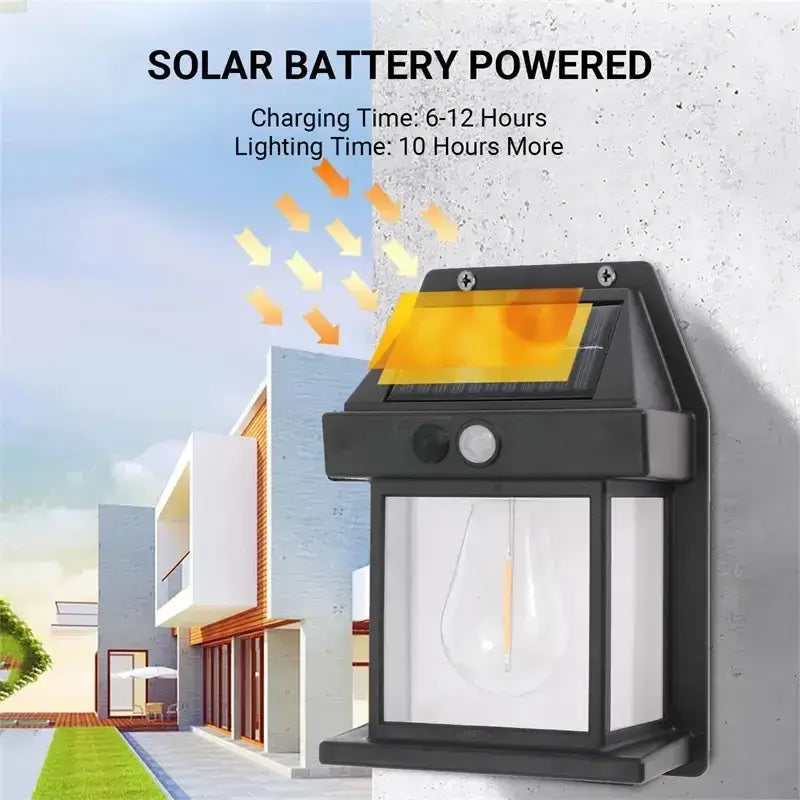 Solar Tungsten Outdoor Rechargeable Lamp