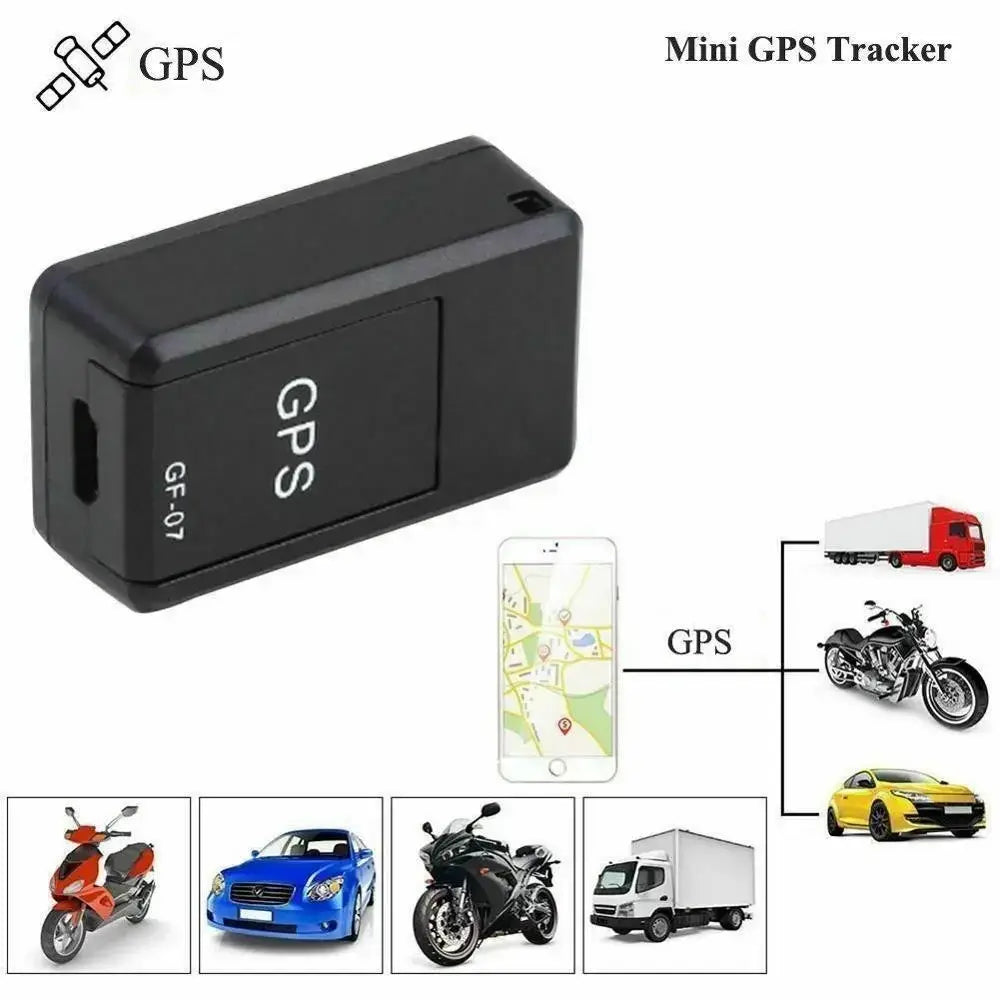 GPS Tracker GF-07 - Portable Mini Hidden Real Time GPS Tracking Device