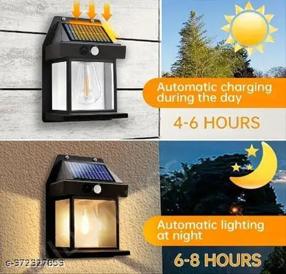 Solar Tungsten Outdoor Rechargeable Lamp