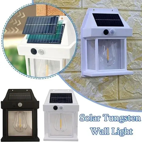 Solar Tungsten Outdoor Rechargeable Lamp