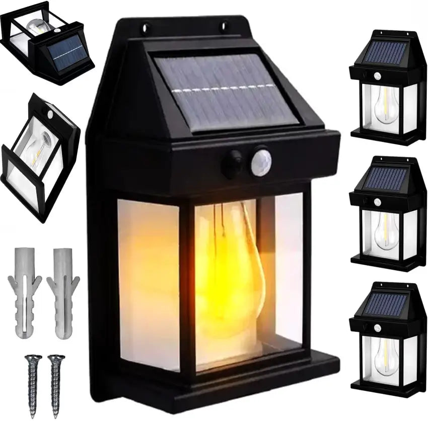 Solar Tungsten Outdoor Rechargeable Lamp